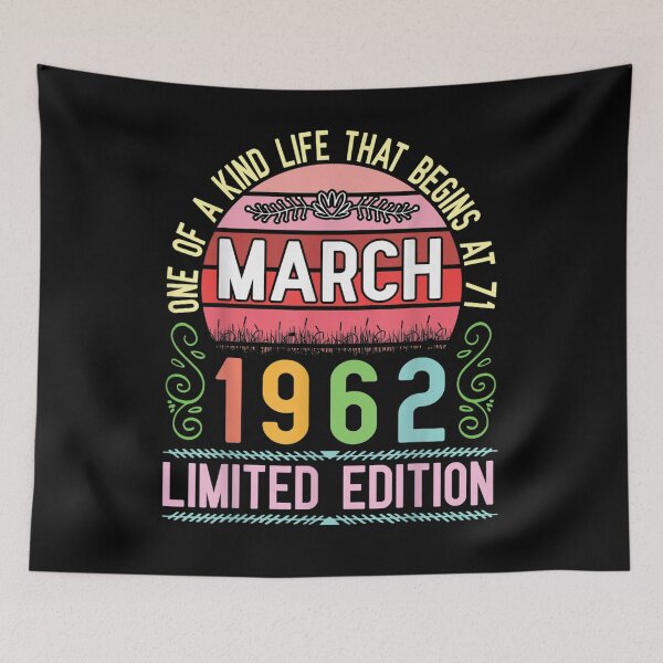 Item preview, March 1962 One Of A Kind Life That Begins At 59 Years Old  designed and sold by aguilaro.