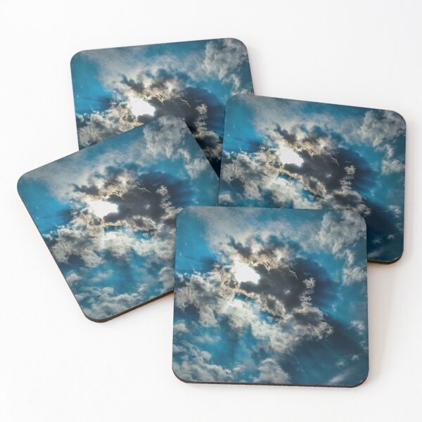 Item preview, Heavenly clouds, dark blue sky, sunrise designed and sold by August-E.