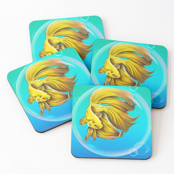 Item preview, Gold Betta designed and sold by AlexIvyArt.