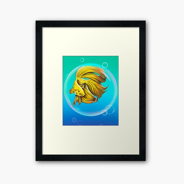 Item preview, Gold Betta designed and sold by AlexIvyArt.