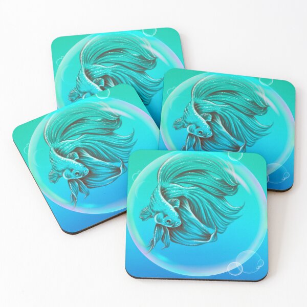 Item preview, Teal Betta designed and sold by AlexIvyArt.