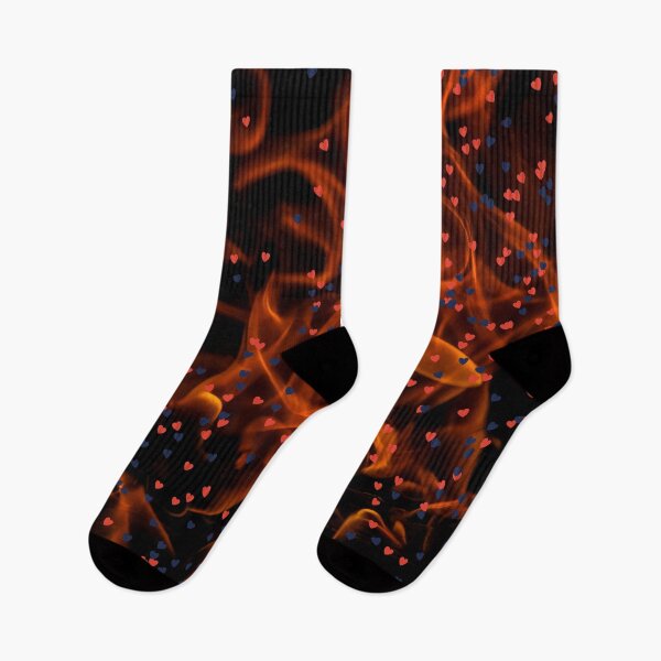 Item preview, Flaming hearts designed and sold by Lorie Data.