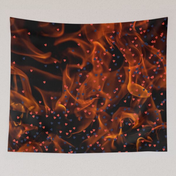 Item preview, Flaming hearts designed and sold by Lorie Data.