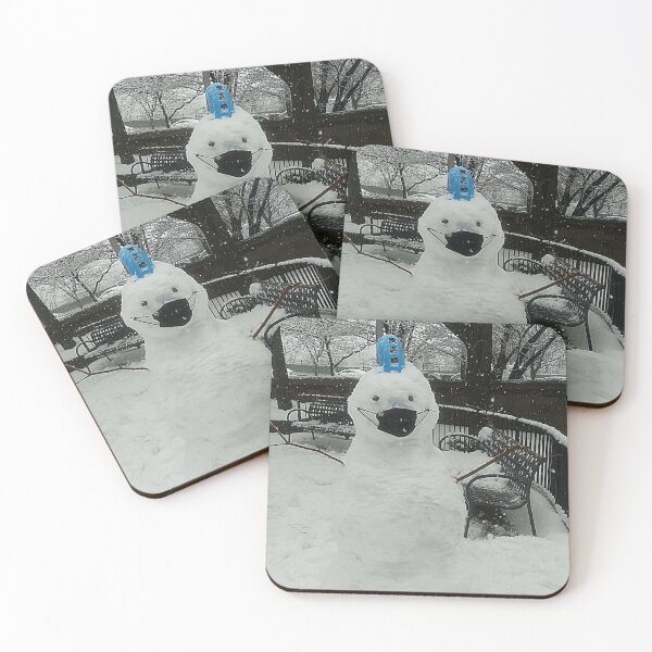 Item preview, Photographic Snowman with a Mask designed and sold by marvacousins246.