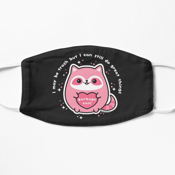 Kawaii Trash Panda Flat Mask