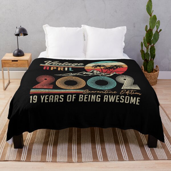 Item preview, April 2002 Vintage 19 Years Old Retro 19th Birthday Gift  designed and sold by aguilaro.