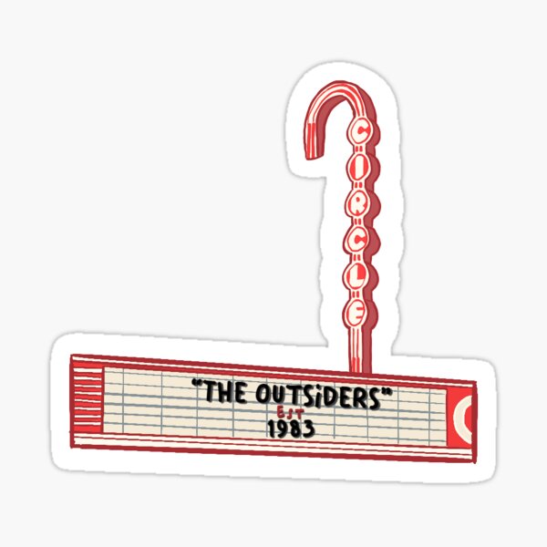 Item preview, The Outsiders: Movie Theatre Marquee designed and sold by Outsidersboys.