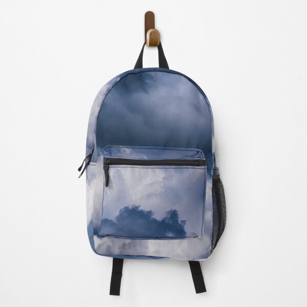 Item preview, Watercolor ink clouds, dark blue, white sky designed and sold by August-E.