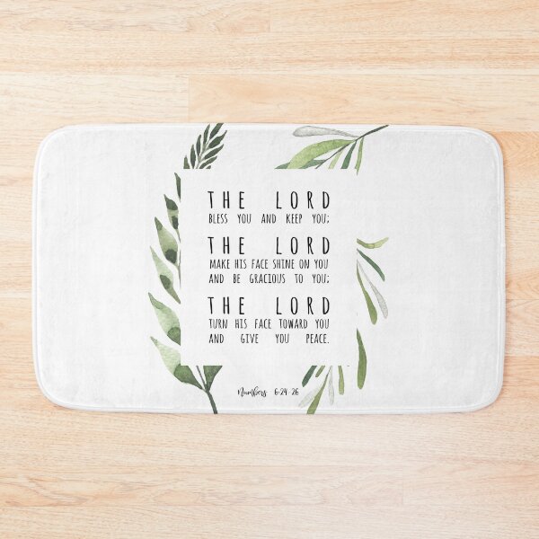 Item preview, Numbers 6:24 The Lord Bless You Bible Verse designed and sold by KAMdesignhaus.