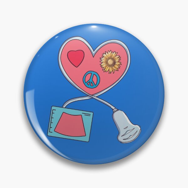 Item preview, Cute Heart Medical Sonographer Gift designed and sold by MrEddie10.