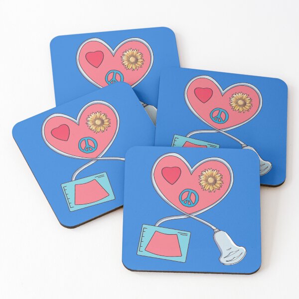 Item preview, Cute Heart Medical Sonographer Gift designed and sold by MrEddie10.