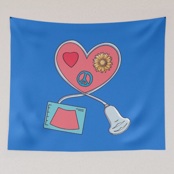 Item preview, Cute Heart Medical Sonographer Gift designed and sold by MrEddie10.