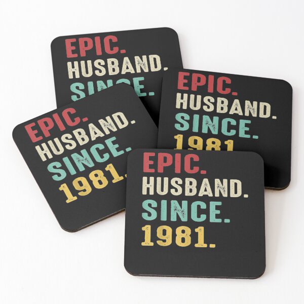 Item preview, Epic Husband Since 1981 Couple 40th Wedding Anniversary  designed and sold by aguilaro.