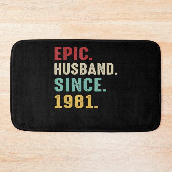Item preview, Epic Husband Since 1981 Couple 40th Wedding Anniversary  designed and sold by aguilaro.