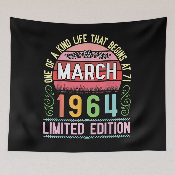 Item preview, March 1964 One Of A Kind Life That Begins At 57 Years Old  designed and sold by aguilaro.