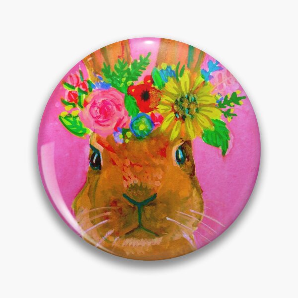 Item preview, Flower Crown Fiona Bunny Portrait No. 4  designed and sold by marciejurkowski.
