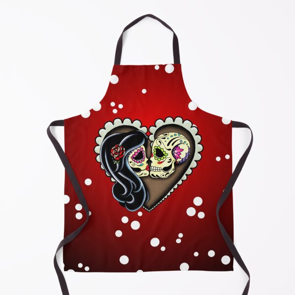 Item preview, Ashes - Day of the Dead Couple - Sugar Skull Lovers designed and sold by Pretty In Ink.