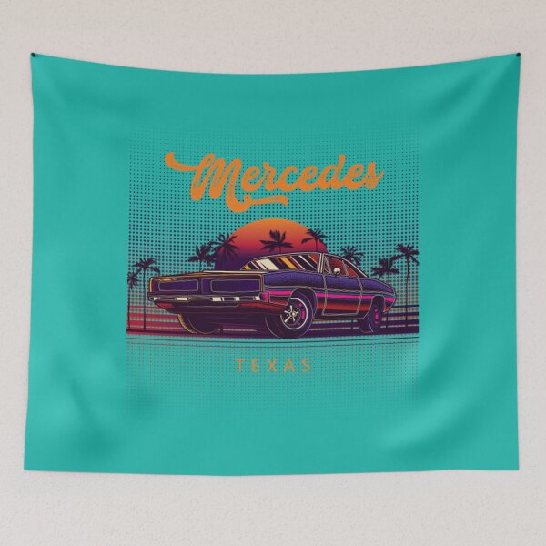 Item preview, Mercedes Texas Mercedes Texas Retro Vintage 80s 90s Muscle Cars Retrowave Aesthetic Men Women Unique Graphic designed and sold by Theplaguestore.