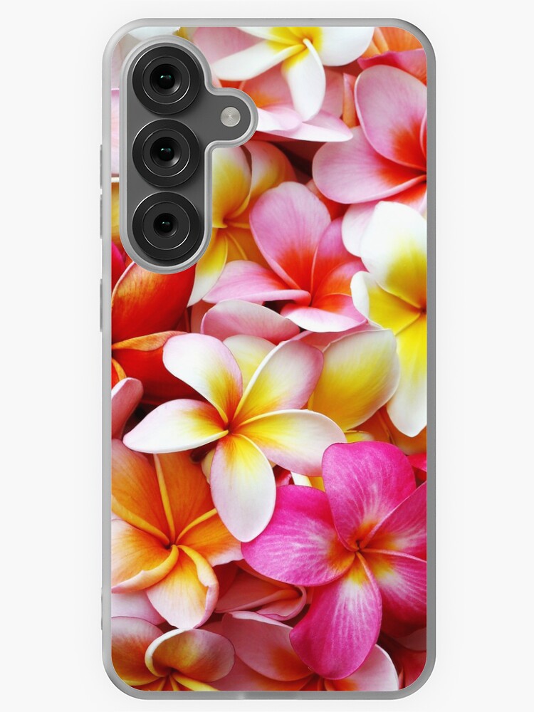 Aperçu 1 sur 4. Coque Samsung Galaxy avec l'œuvre Plumeria Rose Blanc Frangipanier Tropical Hawaiian Flower Floral Fine Art créée et vendue par SilverSpiral.