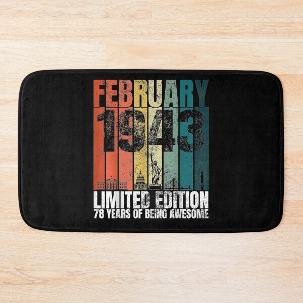 Item preview, Vintage February 1943 Bday Gifts 78 Years Old 78th Birthday  designed and sold by aguilaro.