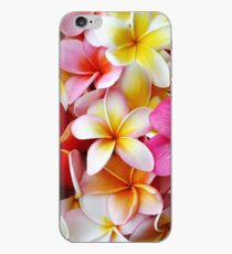 Plumeria Pink White Frangipani Tropical Hawaiian Flower Floral Fine Art iPhone Case