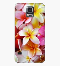 Plumeria Pink White Frangipani Tropical Hawaiian Flower Floral Fine Art Case/Skin for Samsung Galaxy