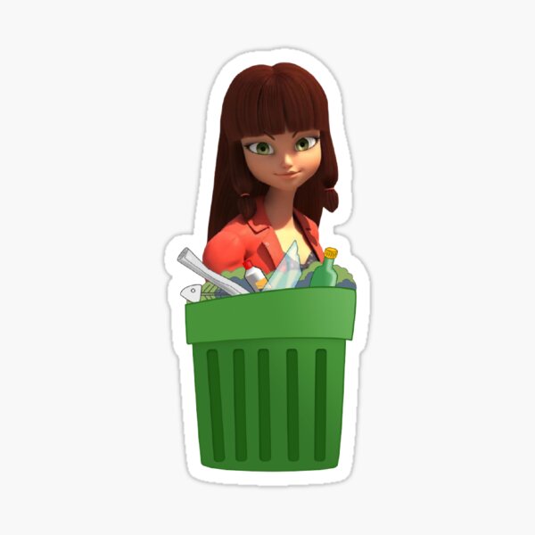 Lila is Trash Sticker