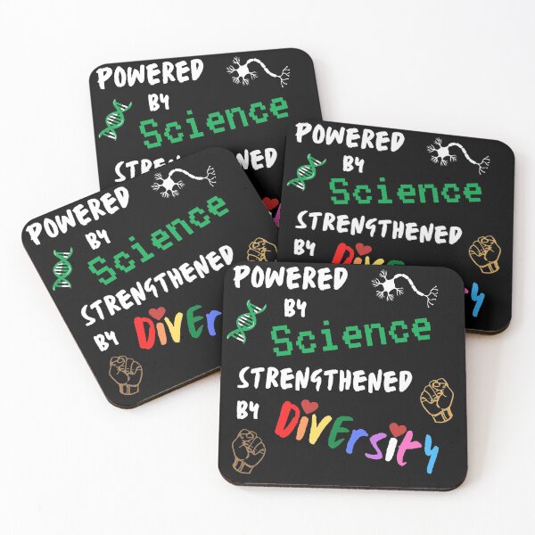 Item preview, Powered by Science - Strengthened by Diversity designed and sold by jadedscientist.