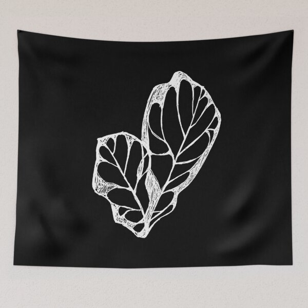 Item preview, Tropical Leaf Heart designed and sold by badlydrawnbabe.