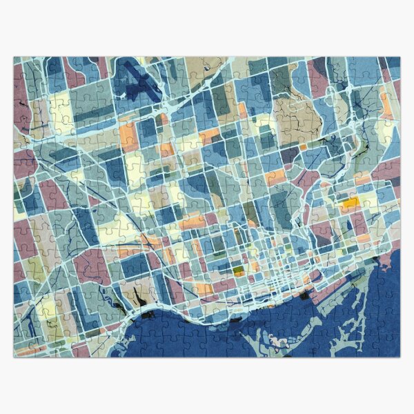 Toronto Map Jigsaw Puzzle