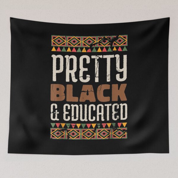 Item preview, Pretty Black And Educated Black History Month Gift African  designed and sold by aguilaro.