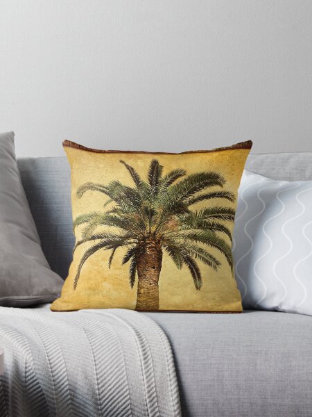 Palm tree outdoor pillows best sale