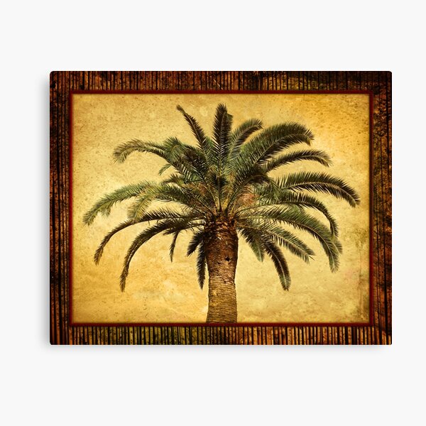 Item preview, Tropical Retro Palm Tree Vintage Hawaiian Palms designed and sold by SilverSpiral.