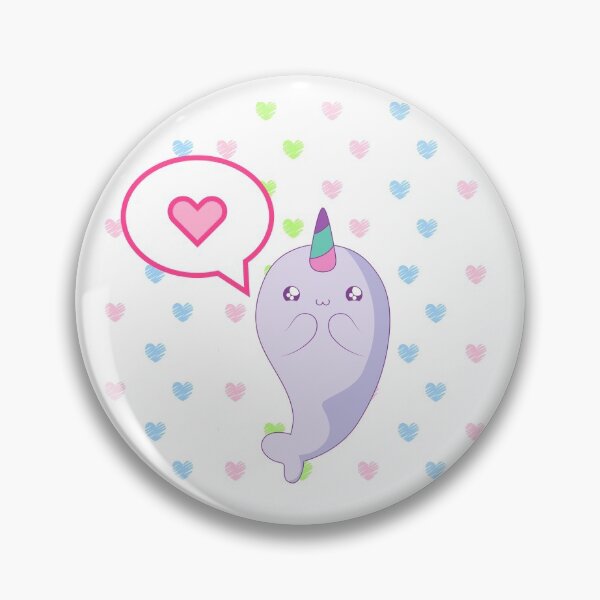 Item preview, Hearts of Narwhal Valentine designed and sold by Awesomefamily.
