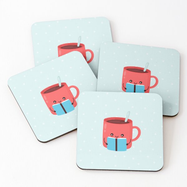 Item preview, Cute Coffee reading a Book designed and sold by kalud-zoldyck.