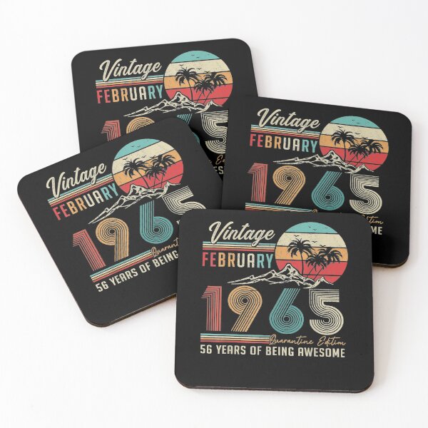 Item preview, February 1965 Vintage 56 Years Old Retro 56th Birthday Gift  designed and sold by aguilaro.
