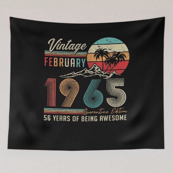 Item preview, February 1965 Vintage 56 Years Old Retro 56th Birthday Gift  designed and sold by aguilaro.