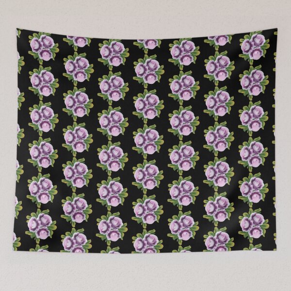 Item preview, Purple Acrylic Rose Bushel Painting designed and sold by OBRart.