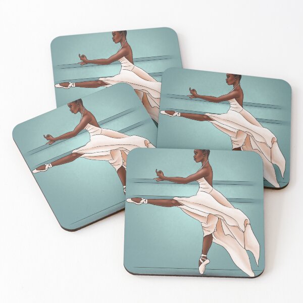 Item preview, Dark Skin Black Ballerina - Illustrated African American Art designed and sold by sociallynina.