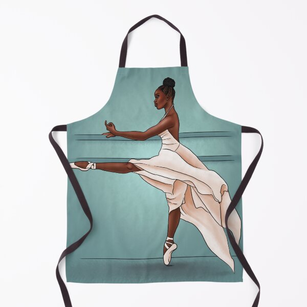 Item preview, Dark Skin Black Ballerina - Illustrated African American Art designed and sold by sociallynina.