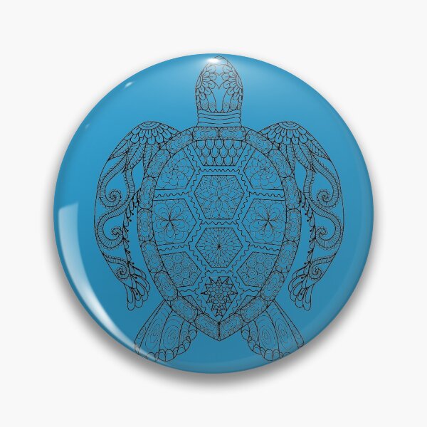 Item preview, I brake for turtle, Retro Sea Turtle designed and sold by GulQari.