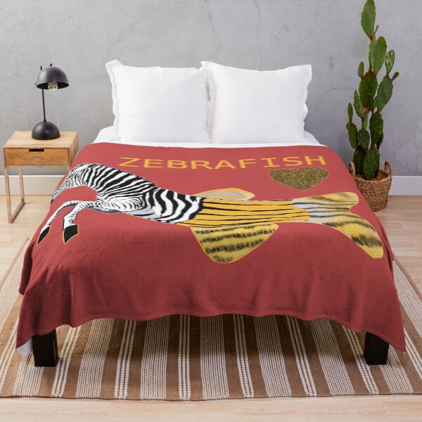 Item preview, ZEBRAFISH with heart and text designed and sold by RBgoodies.