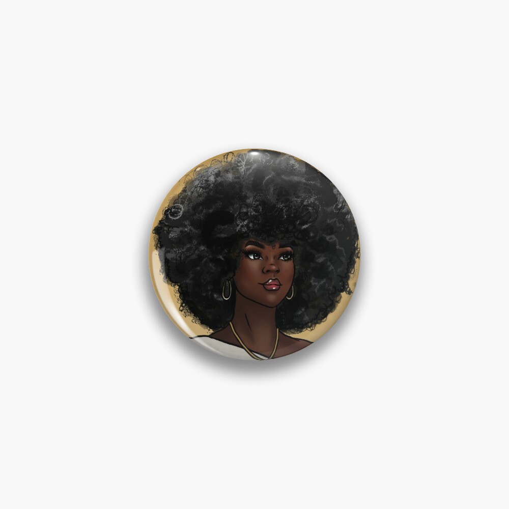 Black Woman Curvy Print, Plus Size Dark Skin Brown Woman Wall Art, Natural  Hair Wall Print 