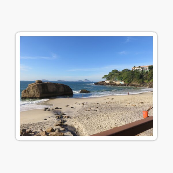 Item preview, Rio Beach Scene, Rio Brazil designed and sold by StrongJourneys.
