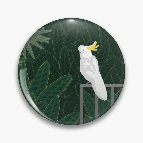 Item preview, Cockatoo on the back railing designed and sold by Donnahuntriss.