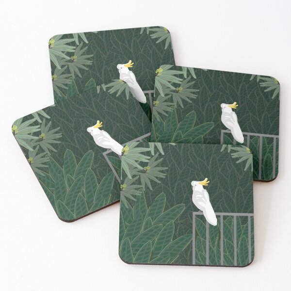 Item preview, Cockatoo on the back railing designed and sold by Donnahuntriss.