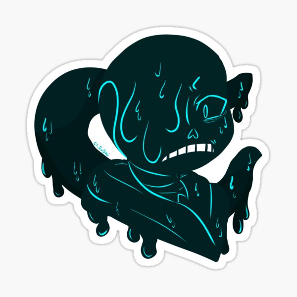 Horror sans  Sticker for Sale by ElinaSanglert