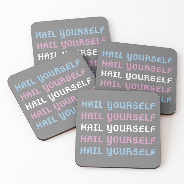 Item preview, hail yourself-trans pride designed and sold by spookylikefox.