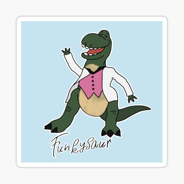 Funkysaur Sticker