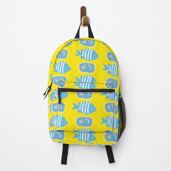 Item preview, Fish Thinking About Fish (blue) designed and sold by artfulnotebook.